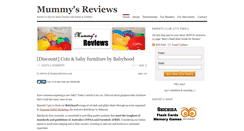 Desktop Screenshot of mummysreviews.com